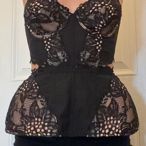 Victoria's Secret Black Bustier